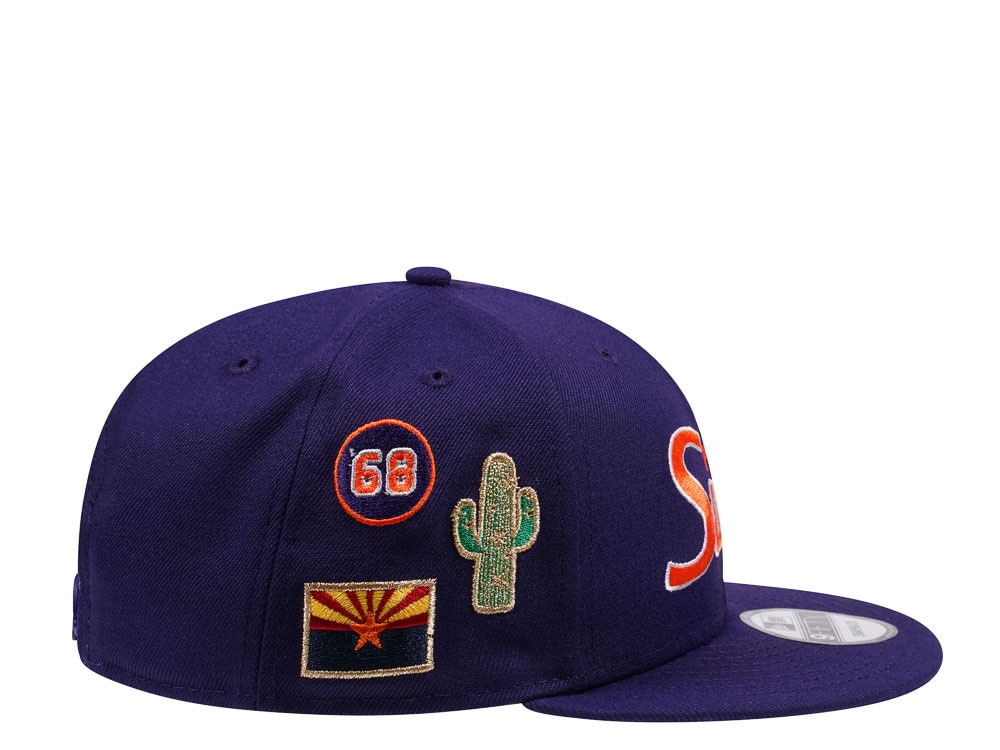 New Era Phoenix Suns Throwback Icons Edition 9Fifty Snapback Hat