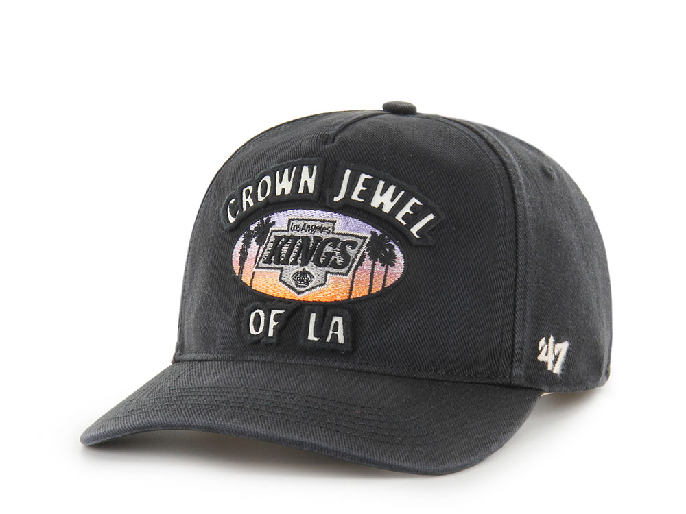 47Brand Los Angeles Kings Black Charlton Edition Hitch Snapback Hat
