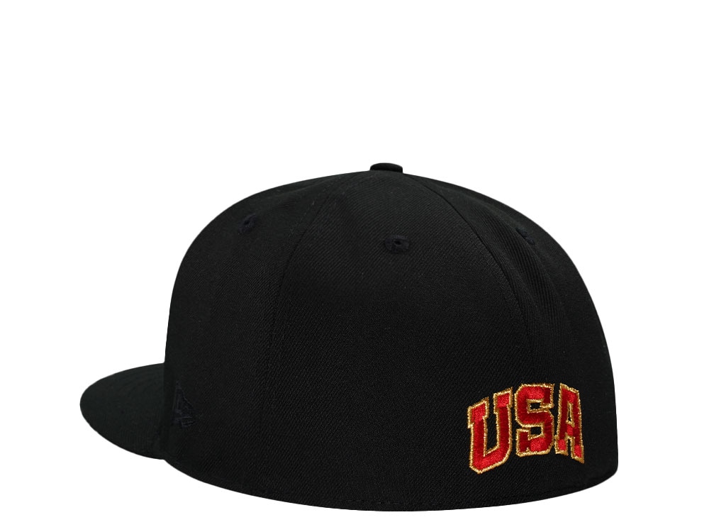New Era Team USA Basketball Black Prime Edition 59Fifty Fitted Hat
