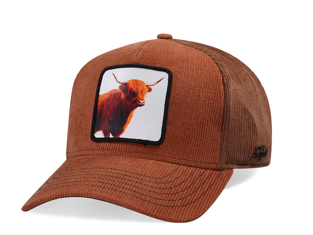 Hatfield Bull Corduroy Brown Snapback Hat