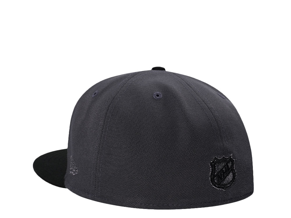 New Era Anaheim Ducks 25th Metallic Dark Graphite Two Tone Edition 59Fifty Fitted Hat