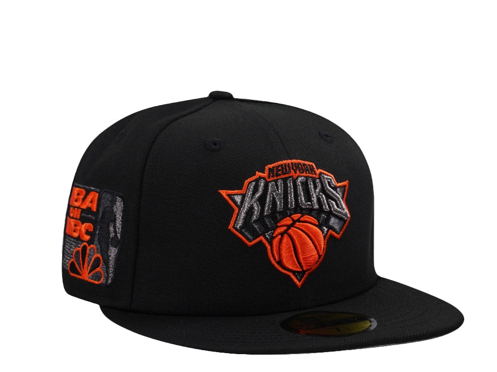 New Era New York Knicks NBA on NBC Black Prime Edition 59Fifty Fitted Hat