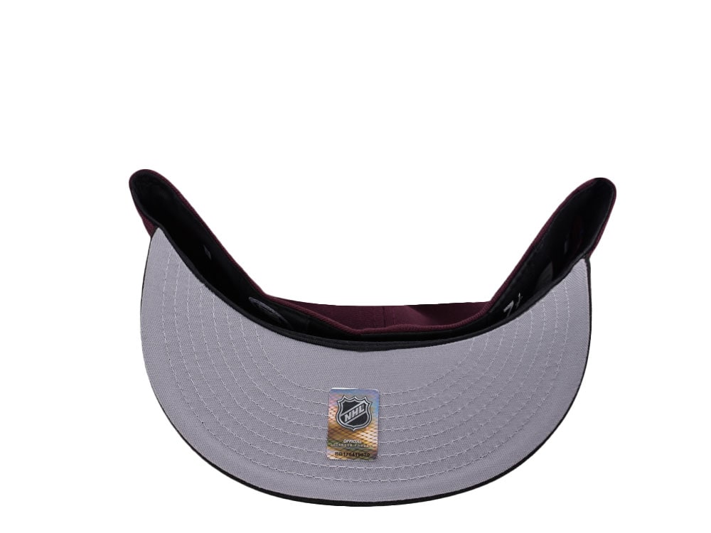 New Era Colorado Avalanche 25th Anniversary Maroon Two Tone Edition 59Fifty Fitted Hat