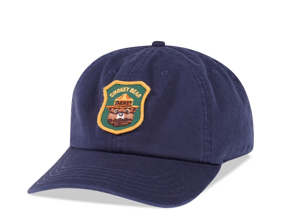 American Needle Smokey Bear Navy Vintage Casual Strapback Hat