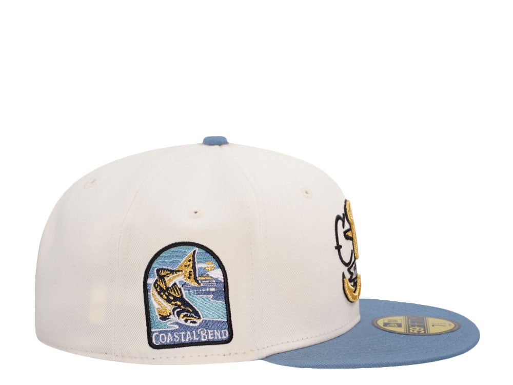 New Era Corpus Christi Hooks Coastal Bend Chrome Two Tone Edition 59Fifty Fitted Hat