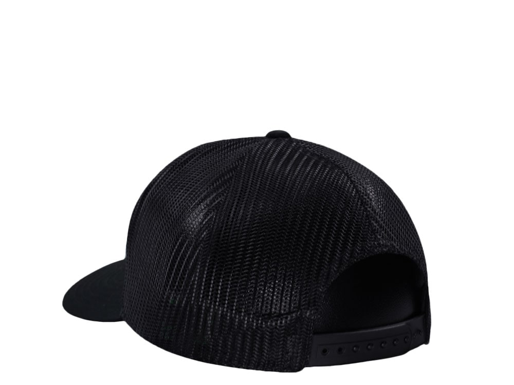 John Deere Logo Black Trucker Snapback Hat
