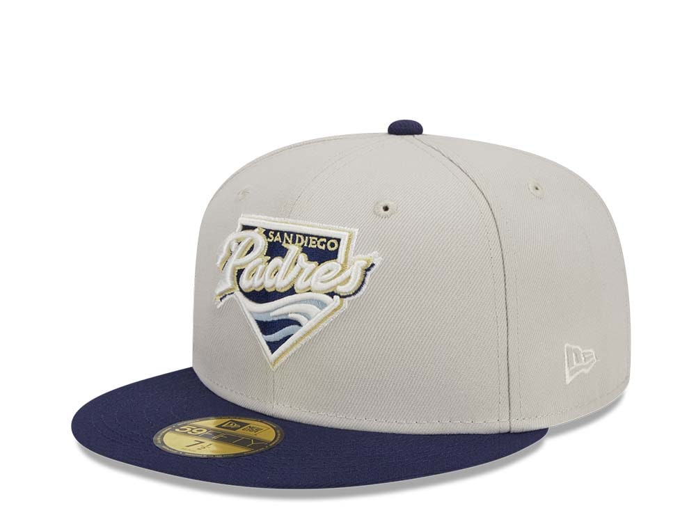 New Era San Diego Padres Farm Team Stone Throwback Two Tone Edition 59Fifty Fitted Hat