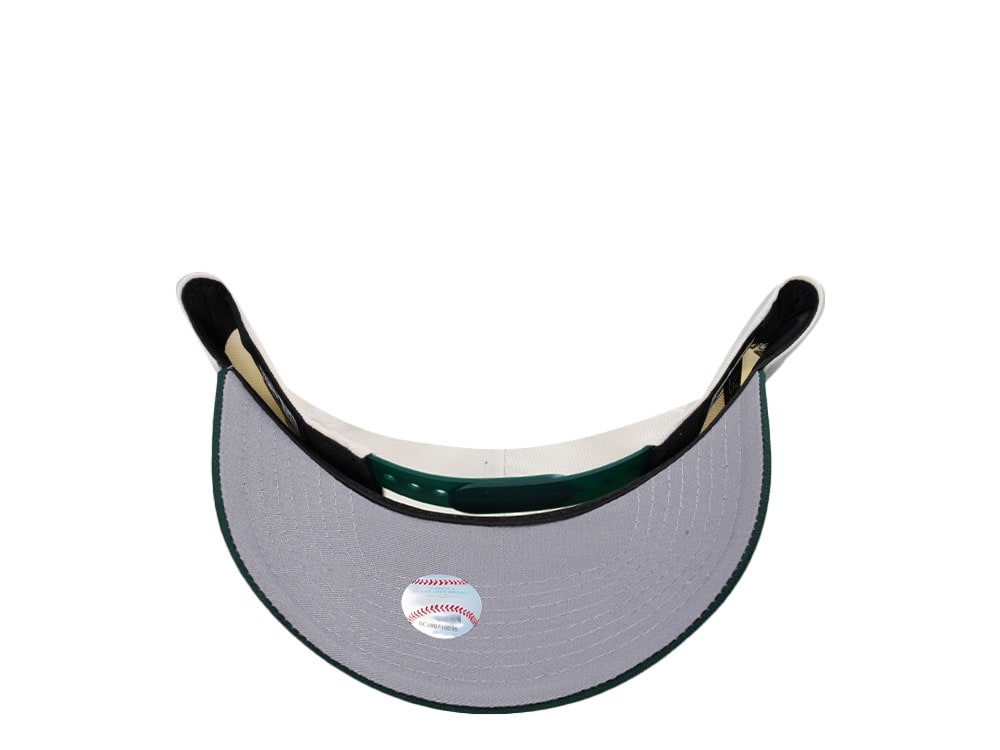 New Era Oakland Athletics World Series 1985 Chrome Two Tone Edition 9Forty A Frame Snapback Hat