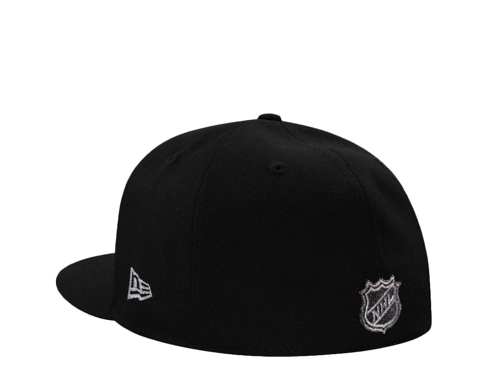 New Era Tampa Bay Lightning Metallic Black Prime Edition 59Fifty Fitted Hat