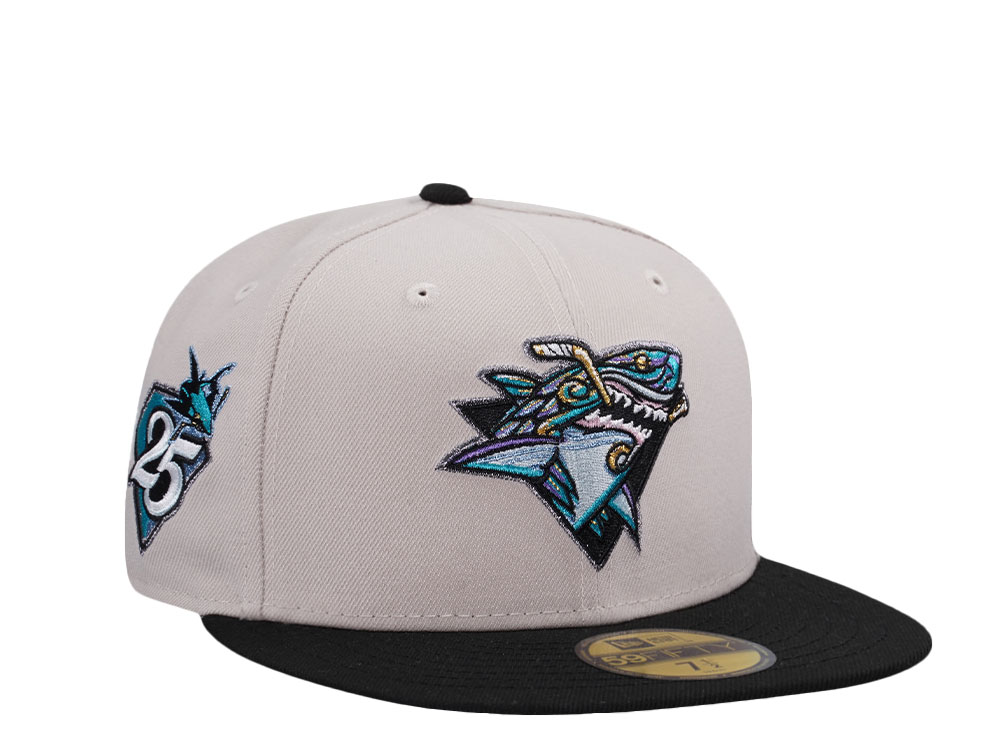 New Era San Jose Sharks 25th Anniversary Stone Tribal Two Tone Edition 59Fifty Fitted Hat