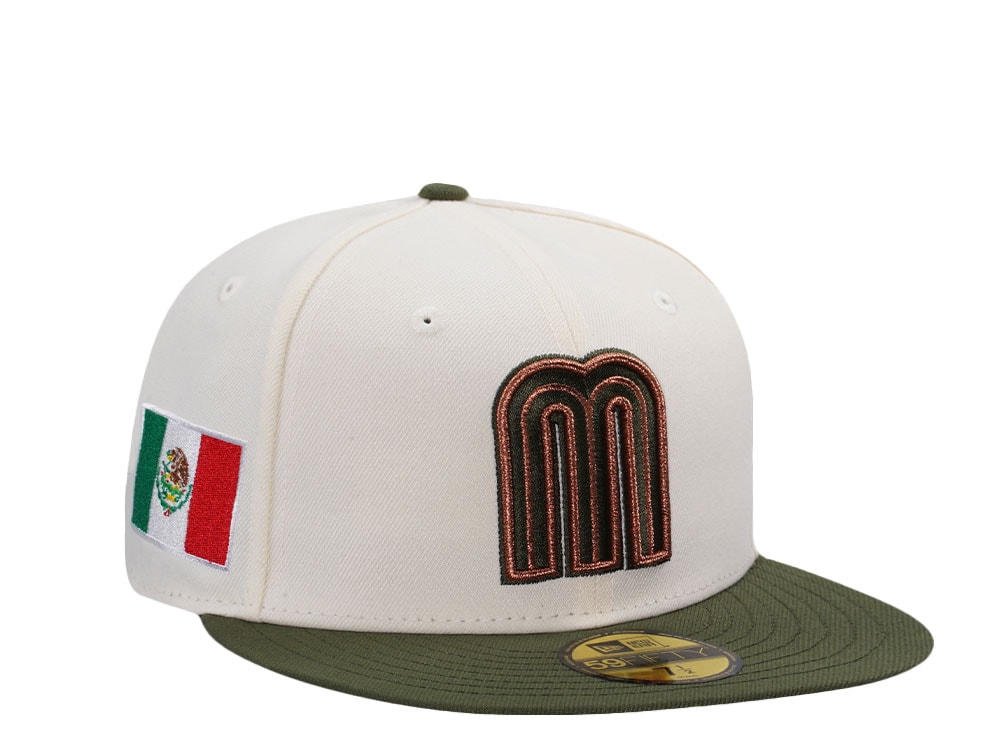 New Era Wbc Mexico World Baseball Classic Chrome Two Tone Edition 59Fifty Fitted Hat