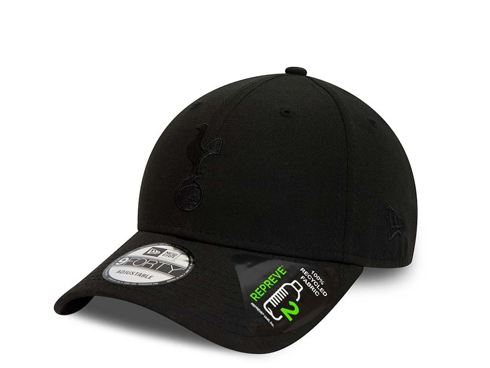 New Era Repreve Tottenham Black 9Forty Strapback Hat
