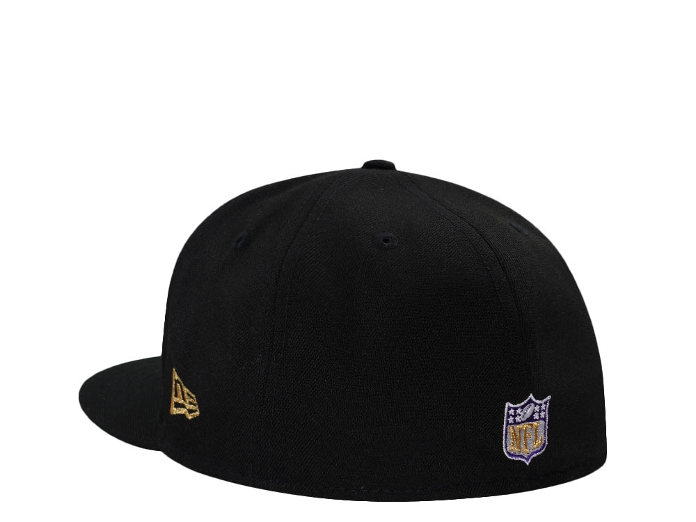 New Era Minnesota Vikings Draft 1998 Black Prime Edition 59Fifty Fitted Hat