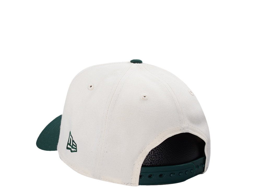 New Era New York Yankees Micro Script Chrome Two Tone Edition 9Forty A Frame Snapback Hat