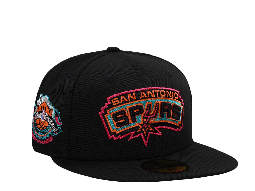 New Era San Antonio Spurs All Star Weekend 1996 Black Prime Edition 59Fifty Fitted Hat