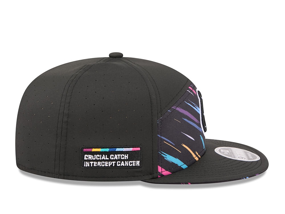 New Era Indianapolis Colts Crucial Catch 2026 Black Edition 9Fifty Split Panel Snapback Hat