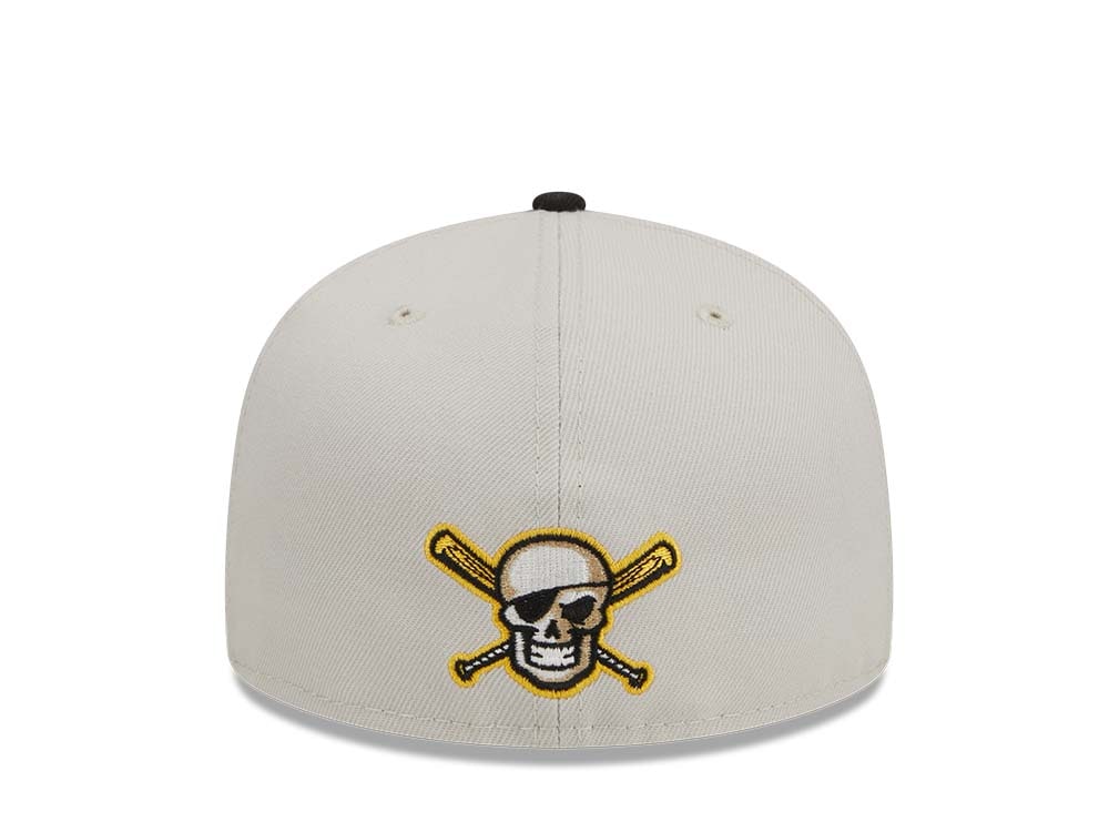 New Era Pittsburgh Pirates Farm Team Stone Throwback Two Tone Edition 59Fifty Fitted Hat