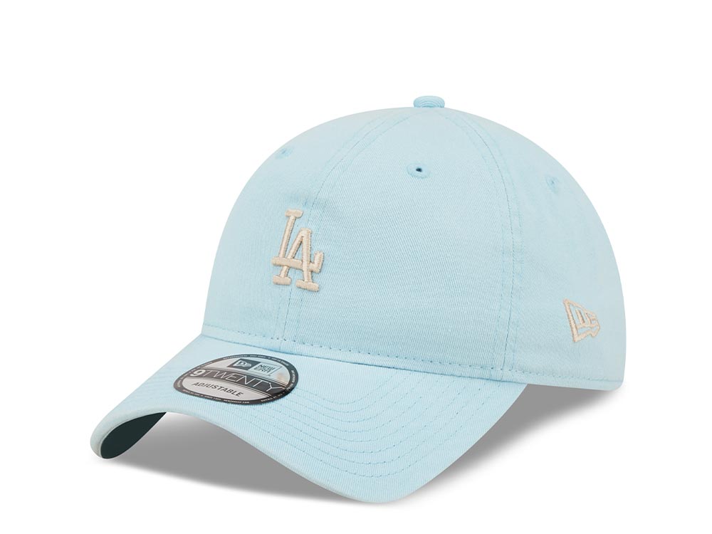 New Era Los Angeles Dodgers Mini Logo Light Blue 9Twenty Strapback