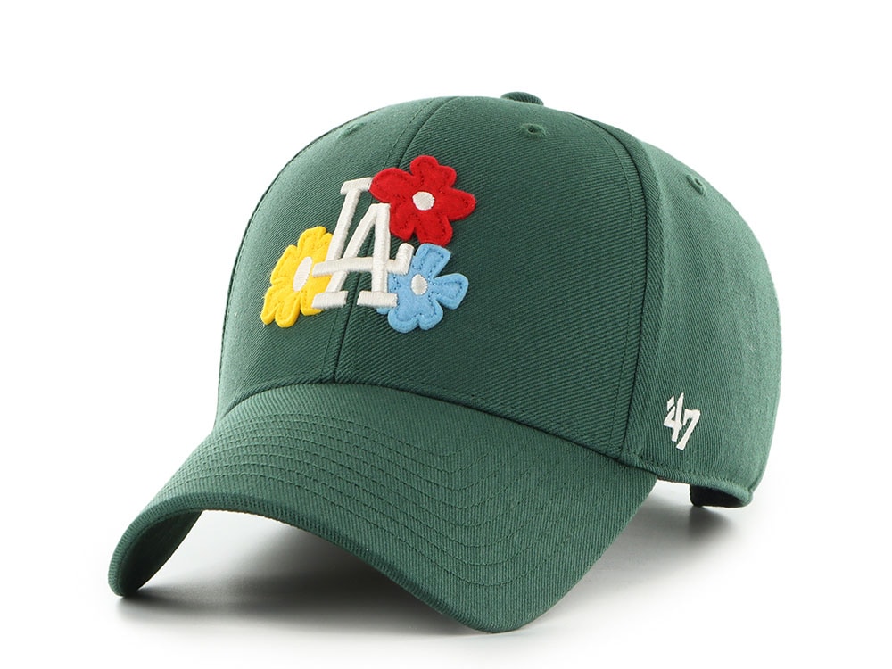 47 Brand Los Angeles Dodgers Gallery Dark Green MVP Strapback Hat