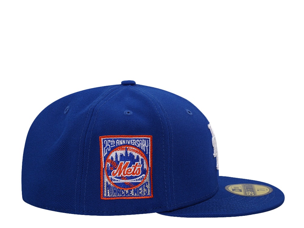 New Era New York Mets 25th Anniversary Blue Prime Edition 59Fifty Fitted Hat