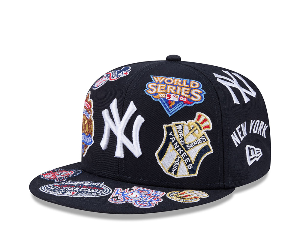 New Era New York Yankees All Over Navy Edition 59Fifty Fitted Hat