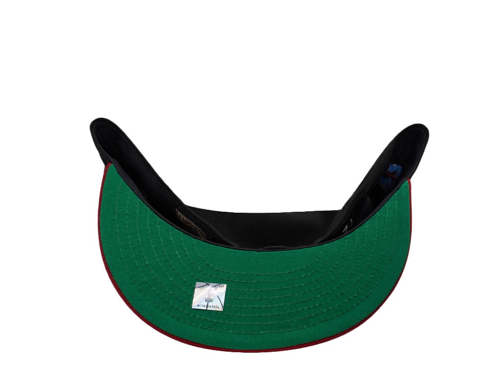 New Era Seattle Supersonics NBA on NBC Black Two Tone Edition 59Fifty Fitted Hat