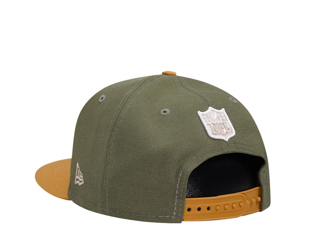 New Era Miami Dolphins Olive Two Tone Edition 9Fifty Snapback Hat