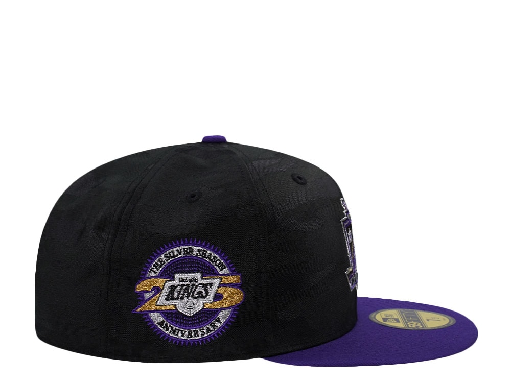 New Era Los Angeles Kings 25th Anniversary Black Two Tone Edition 59Fifty Fitted Hat