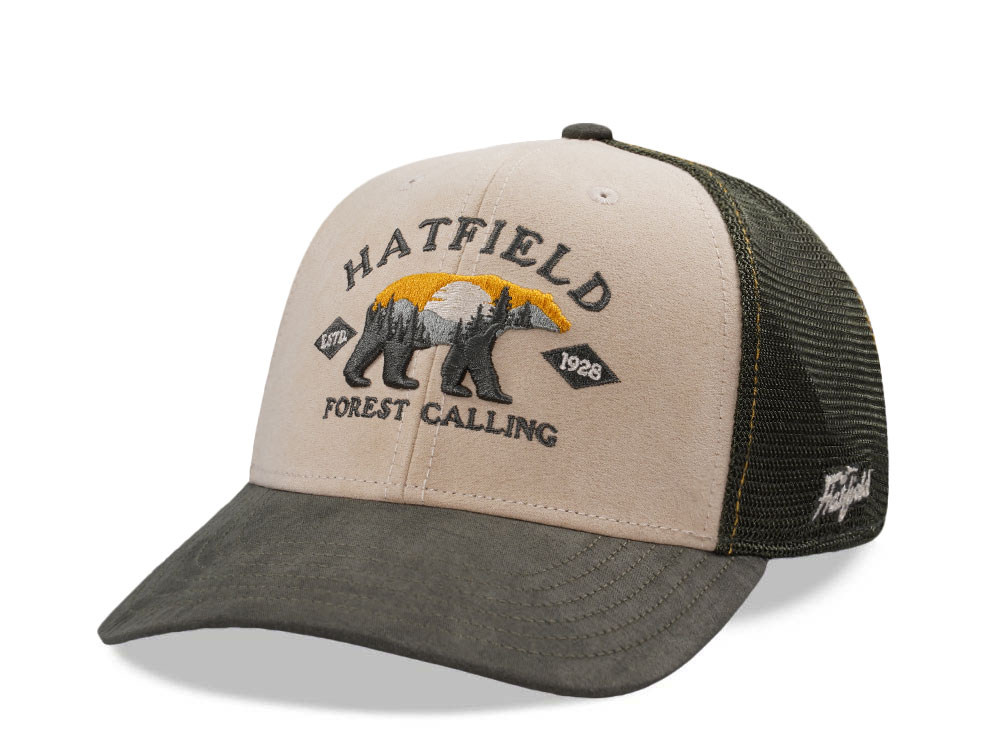Hatfield Forest Calling Beige Trucker Snapback Hat