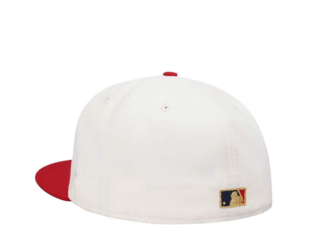 New Era Cleveland Indians 100 Seasons Amercian League Chrome Throwback Two Tone Edition 59Fifty Fitted Hat