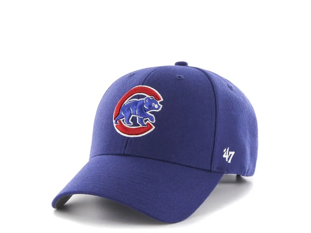 47brand Chicago Cubs Classic Curved Strapback Hat