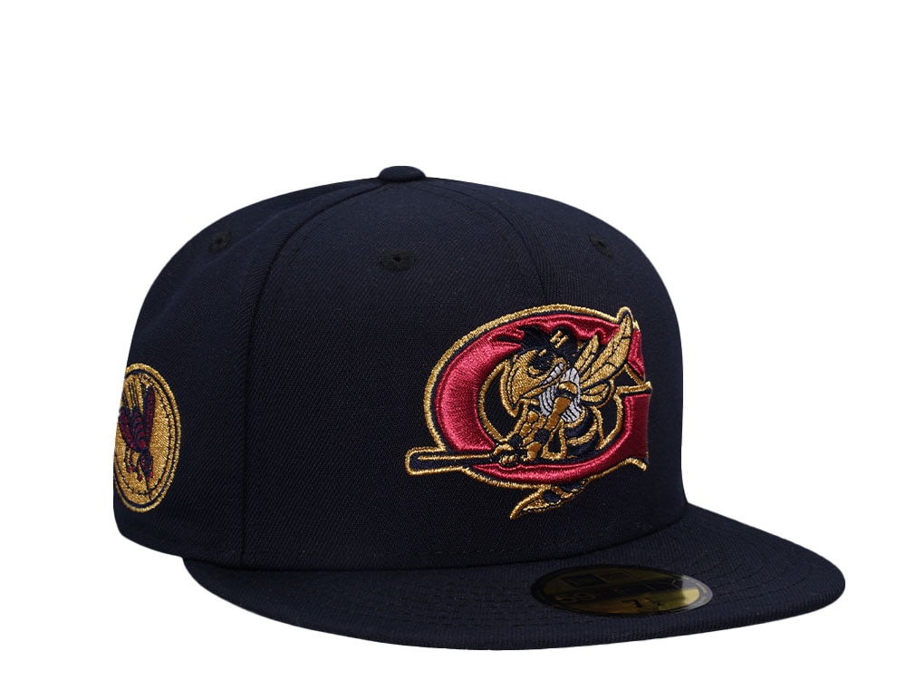 New Era Greenville Hornets Navy Metallic Edition 59Fifty Fitted Hat