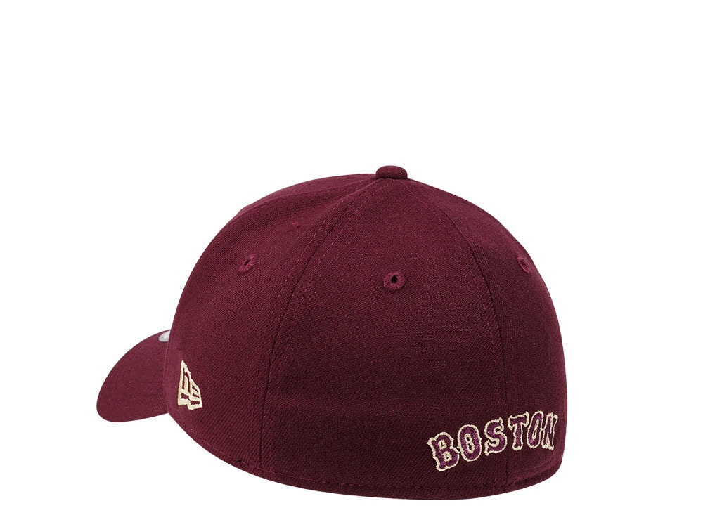 New Era Boston Red Sox Maroon Edition 39Thirty Stretch Hat