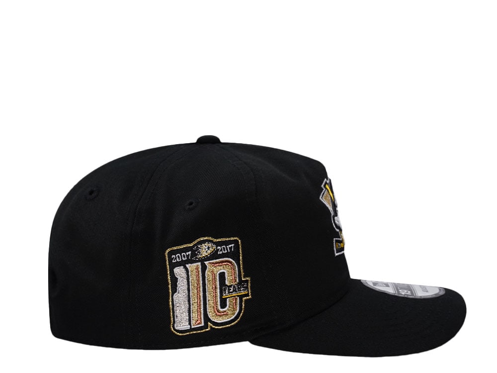 New Era Anaheim Ducks 10th Anniversary Black Prime Edition 19Twenty Snapback Hat