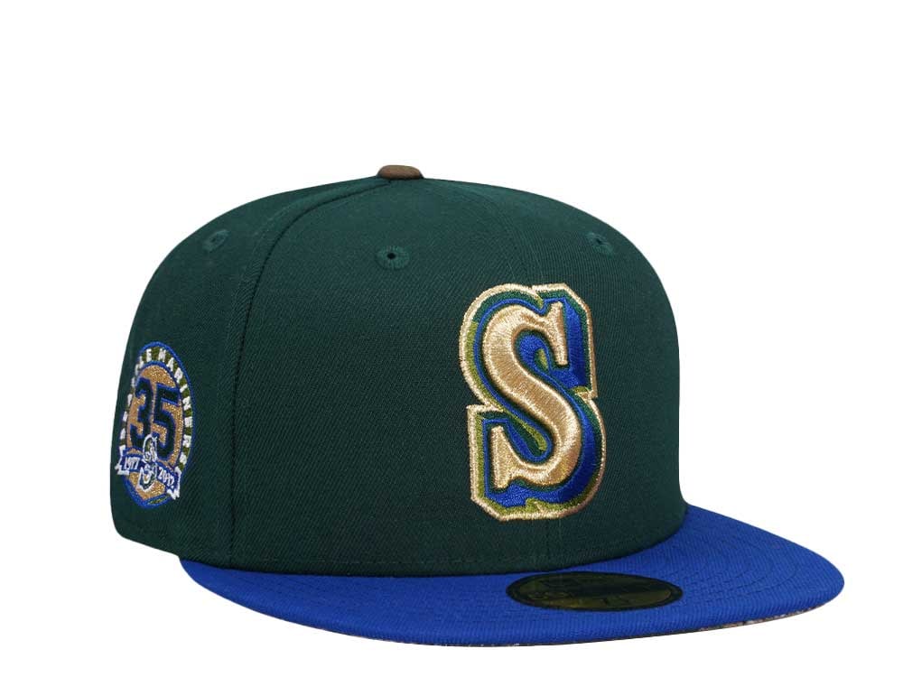 New Era Seattle Mariners 35th Anniversary Golden Real Tree Two Tone Edition 59Fifty Fitted Hat