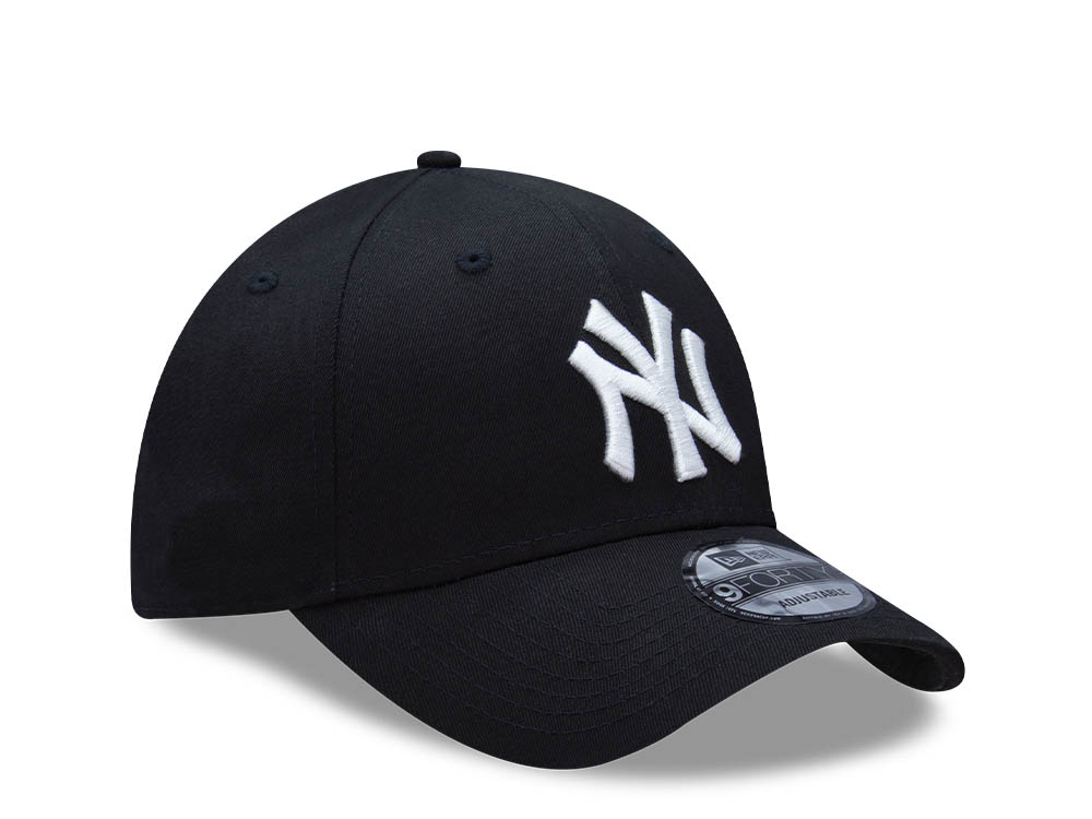 New Era New York Yankees League Basic Black 9forty Snapback Hat
