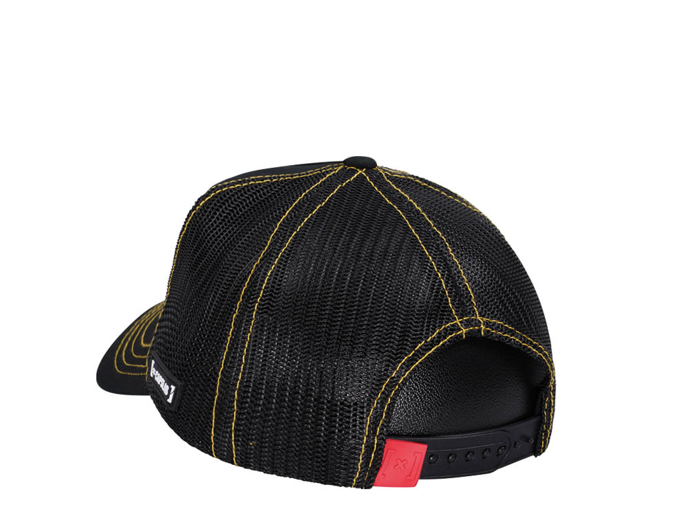 Capslab Looney Tunes Daffy Black Trucker Snapback Hat