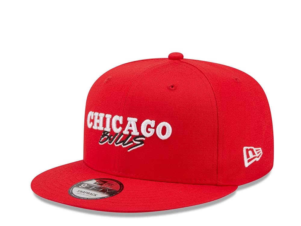 New Era Chicago Bulls Sript Team 9fifty Snapback Hat