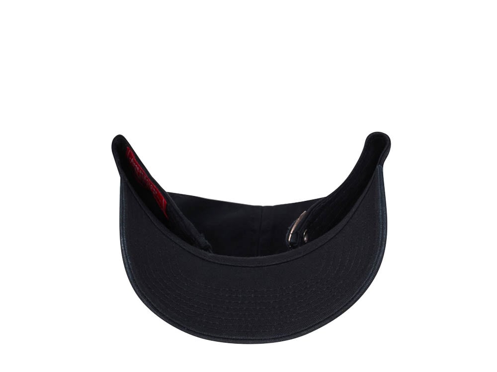 American Needle California Republic Black Vintage Casual Strapback Hat