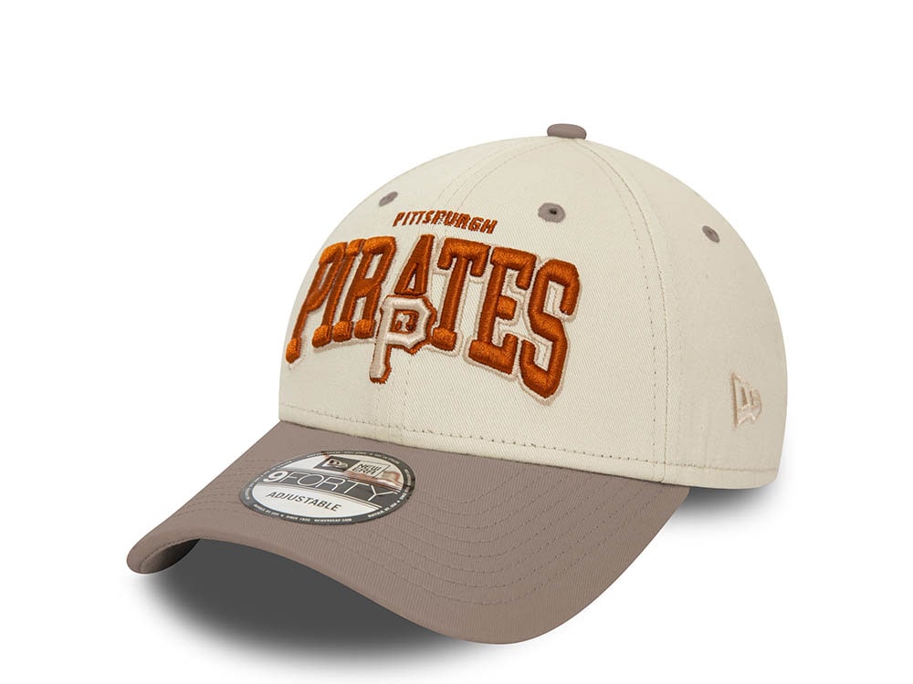New Era Pittsburgh Pirates White Crown Two Tone 9Forty Strapback Hat