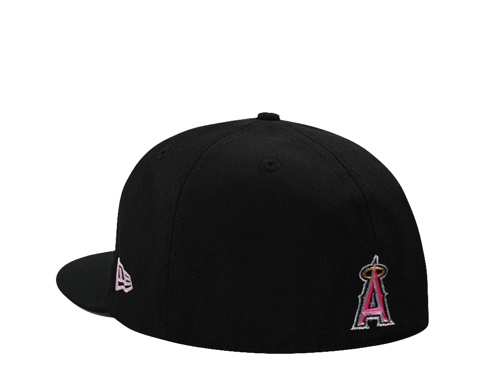 New Era Anaheim Angels 50th Anniversary Clouds Black Prime Edition 59Fifty Fitted Hat