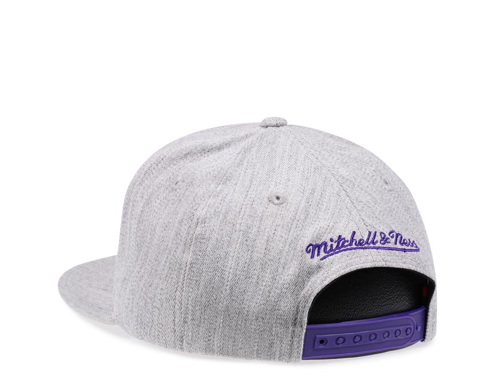 Mitchell & Ness Toronto Raptors Heather Red Line Flex Snapback Hat