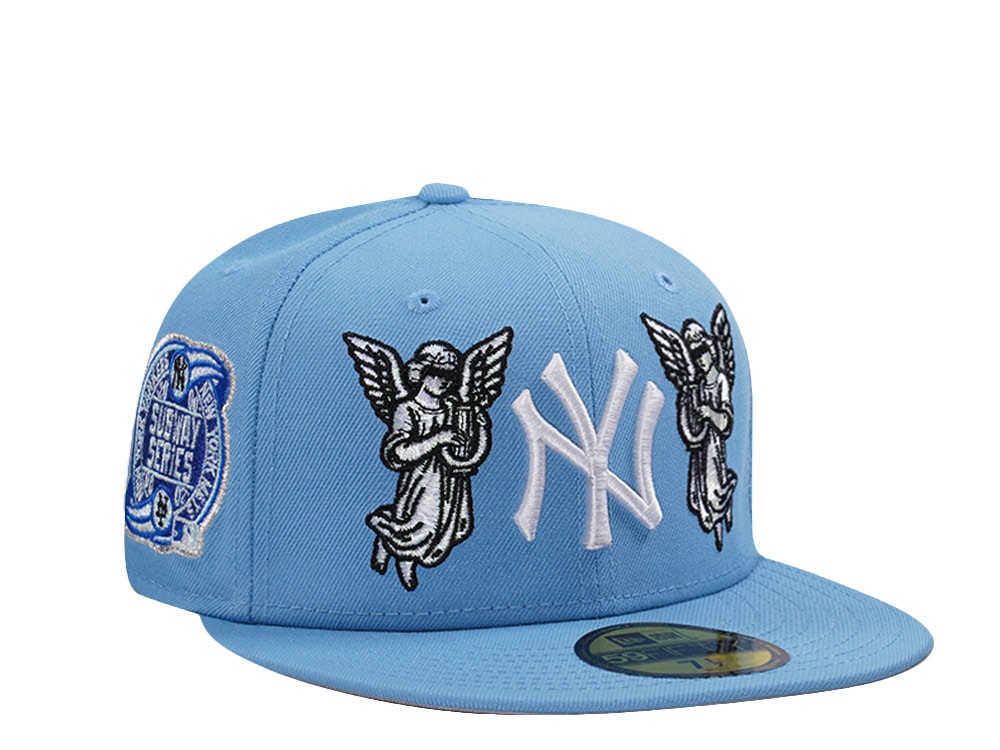 New Era New York Yankees Subway Series Angel Sky Blue Prime Edition 59Fifty Fitted Hat