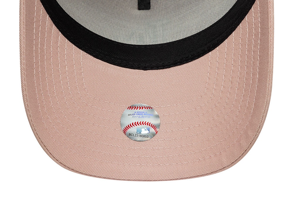 New Era Los Angeles Dodgers Outline Pink Prime Edition 9Forty A Frame Trucker Snapback Hat