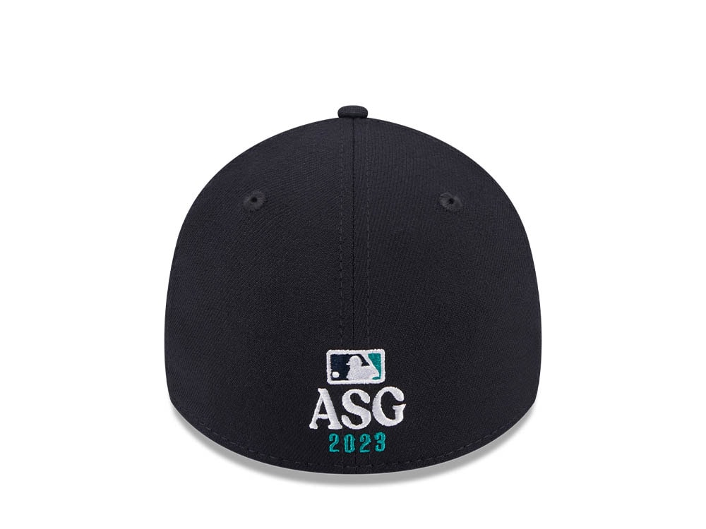 New Era Seattle Mariners All Star Game 2023 Patch E1 Navy 39Thirty Stretch Hat
