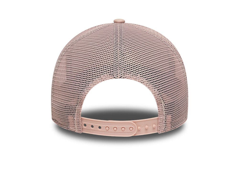 New Era Los Angeles Dodgers Outline Pink Prime Edition 9Forty A Frame Trucker Snapback Hat