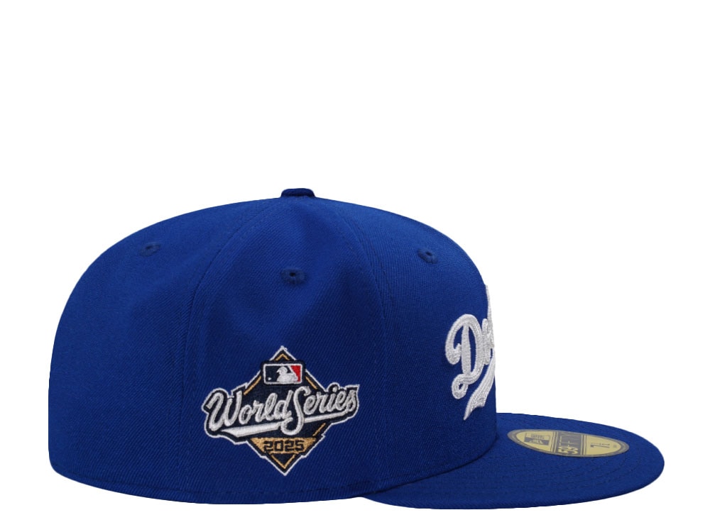 New Era Los Angeles Dodgers World Series 2025 Royal Blue Prime Edition 59Fifty Fitted Hat