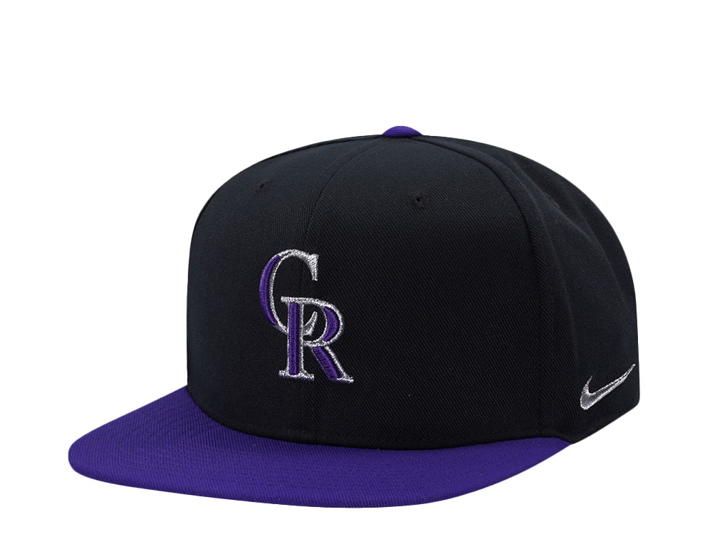 Nike Colorado Rockies Dri-Fit Pro Black Two Tone Edition Snapback Hat