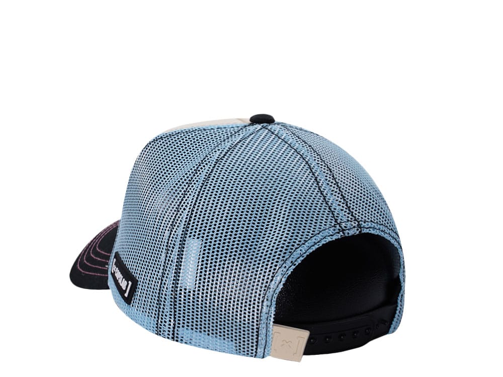 Capslab Looney Tunes Daffy Beige Trucker Snapback Hat