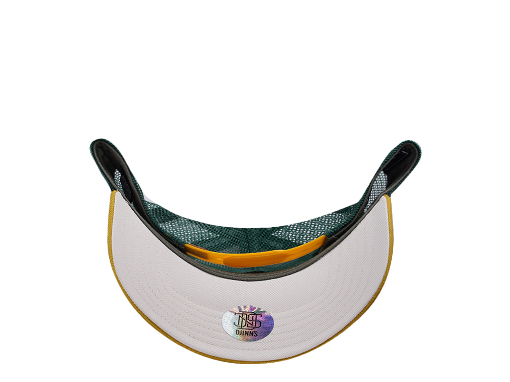 Djinns HFT Filthy Flamingo Surf Gang White Coastal Edition Trucker Snapback Hat
